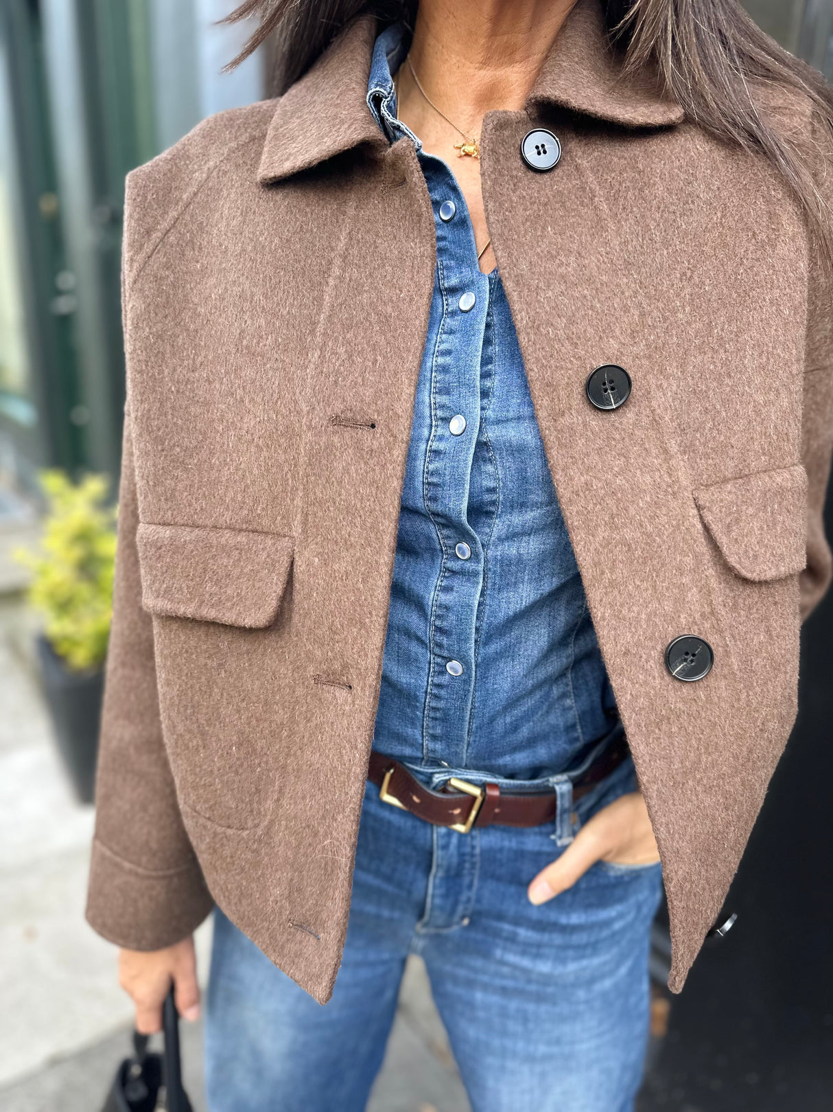 Alannah Jacket - Brown