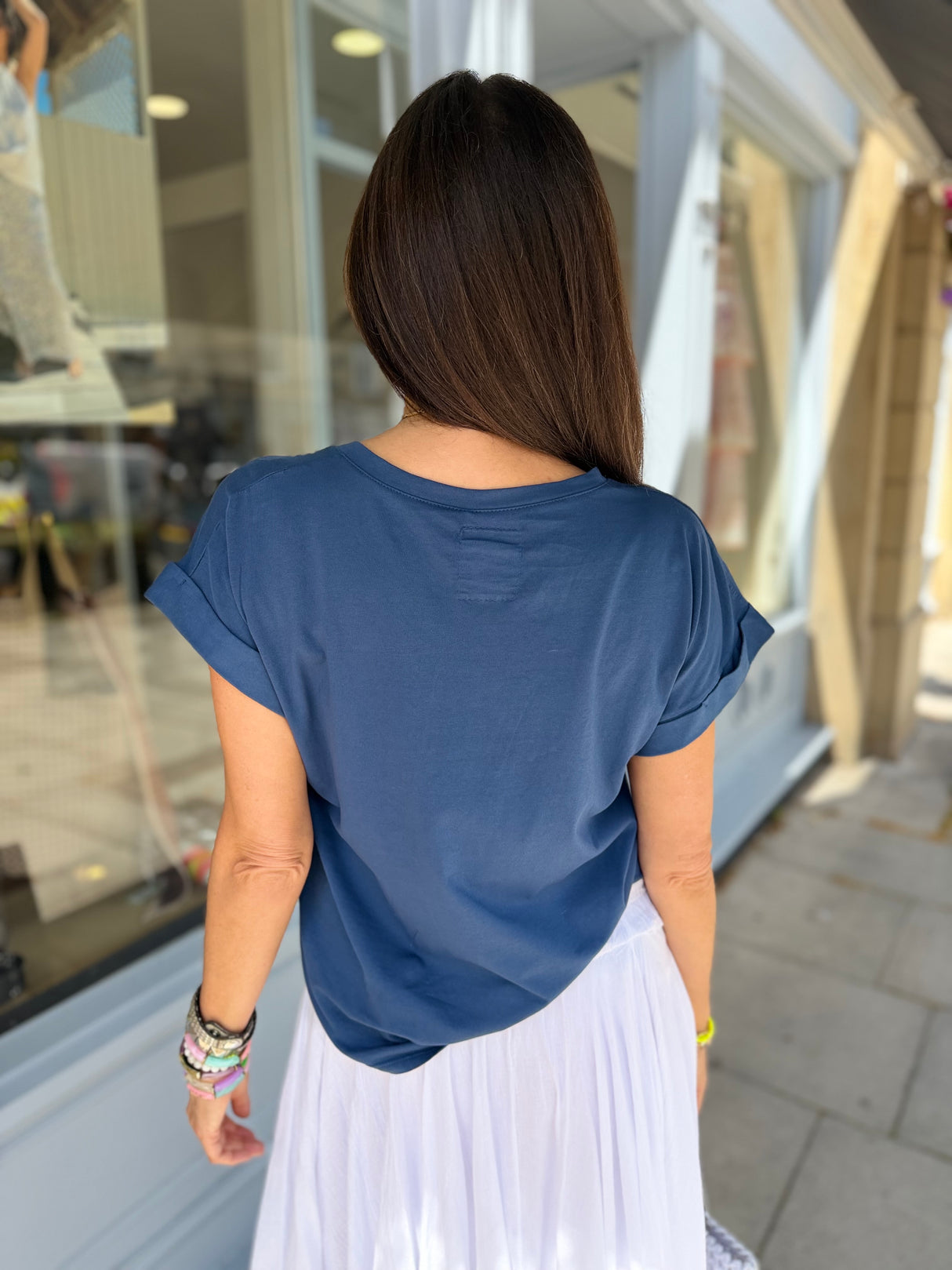 Miami Tee - Navy/Neon