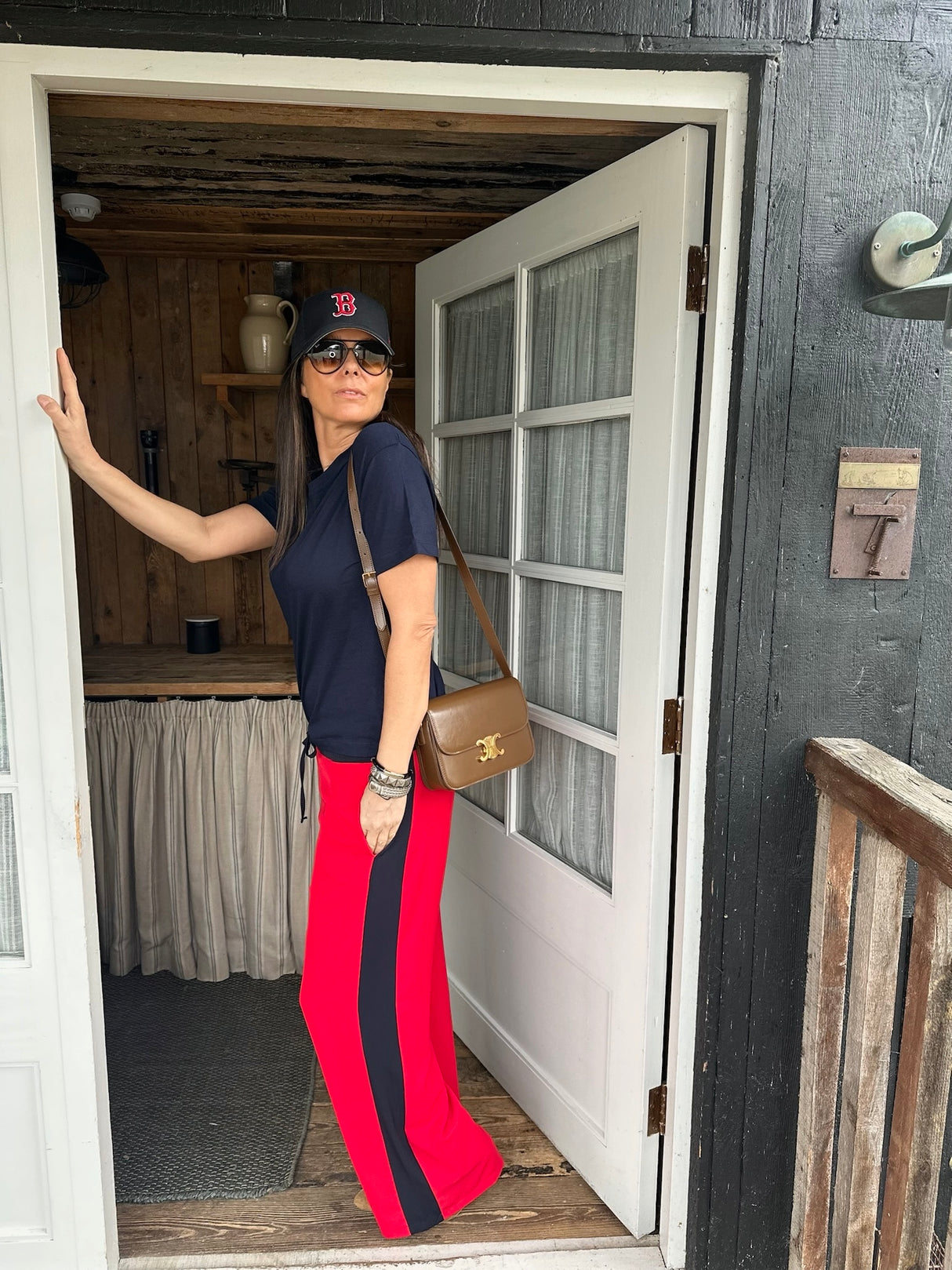 Calça Tempest Vermelho/Marinho