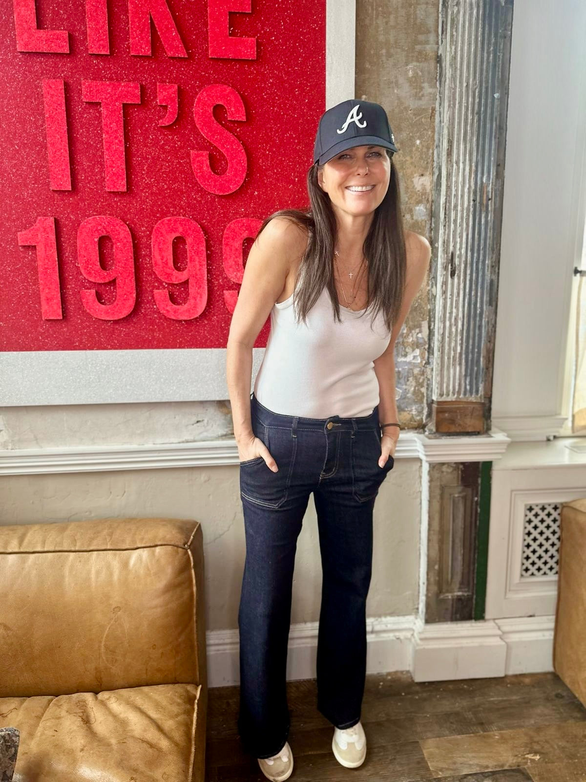 Crush Wide Leg Indigo Wash