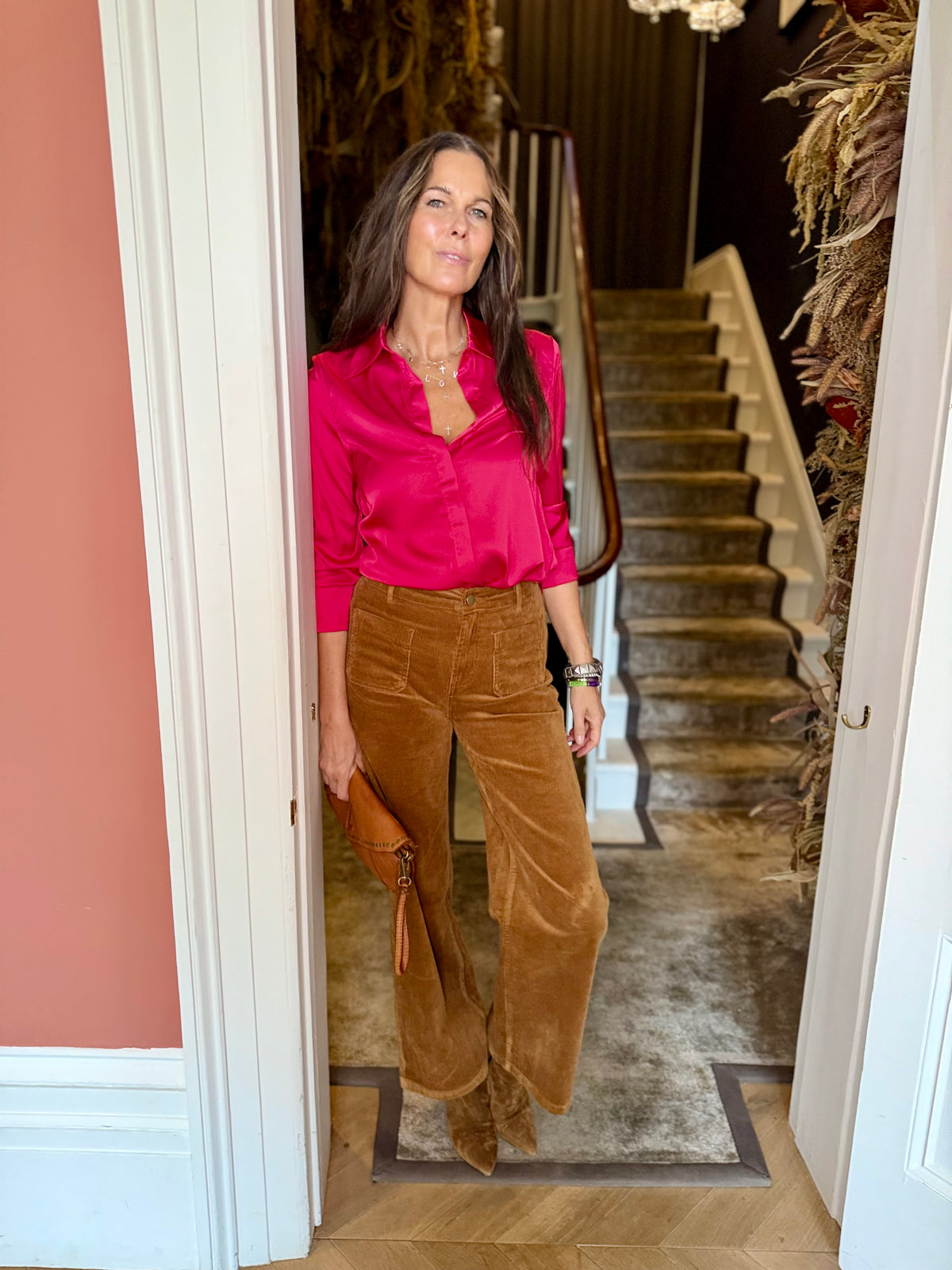 Camille Shirt - Rouge