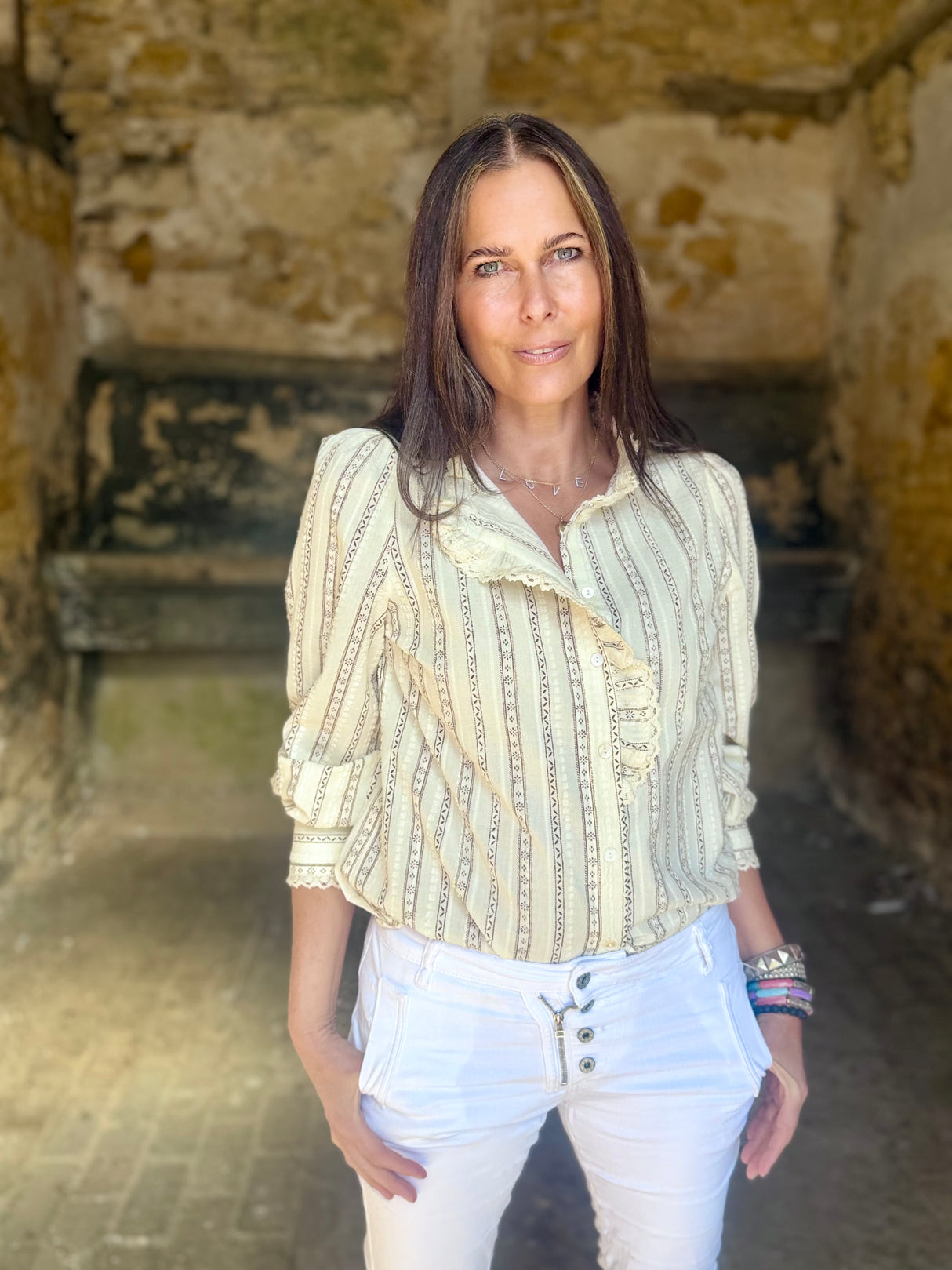 Heath Blouse - chocolate