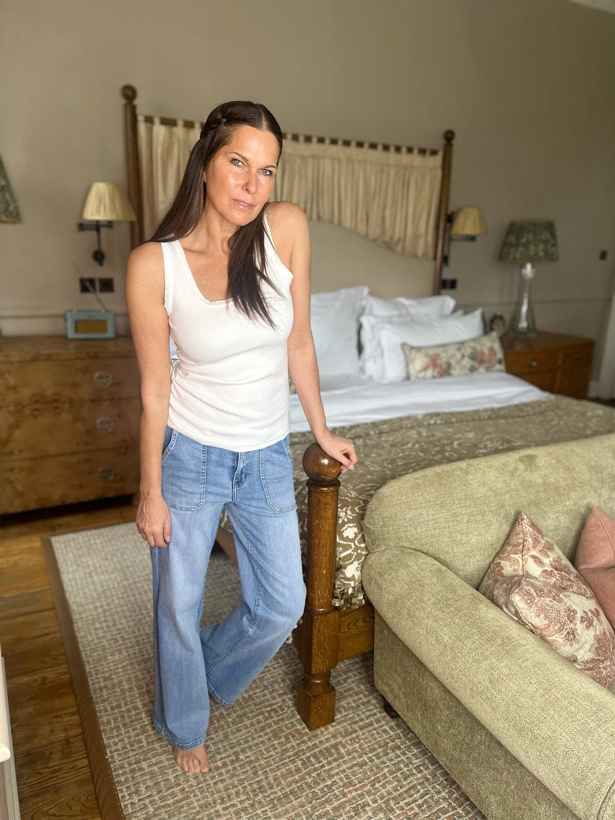 Jean Crush con lavado denim claro