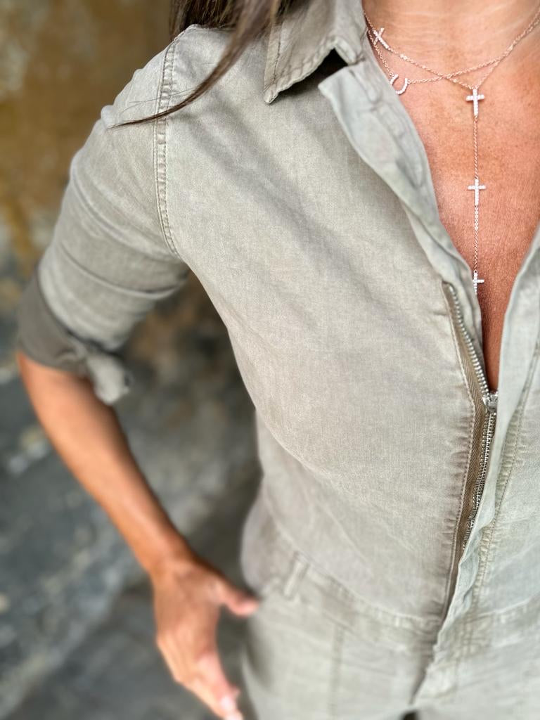 Jules Jumpsuit Stone