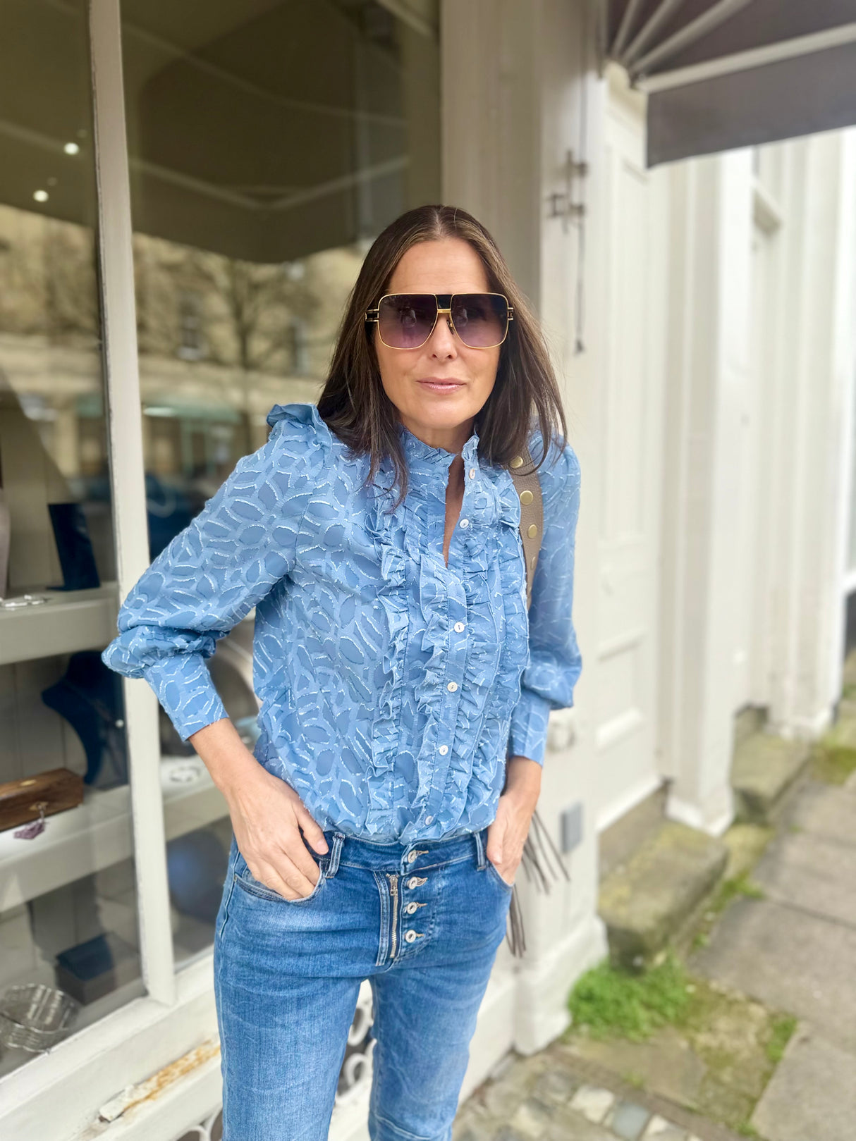 Charlotte Ruffle Blouse