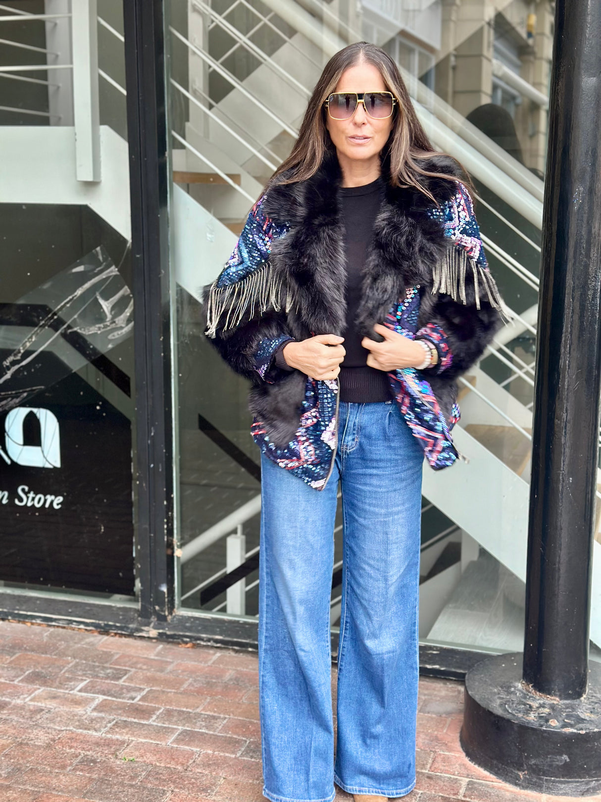 Zoella Embellished Jacket - Black