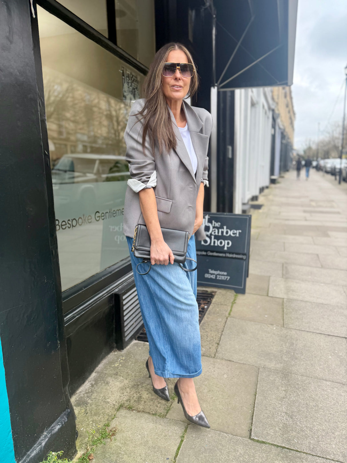 Collette Culottes - Mid Wash