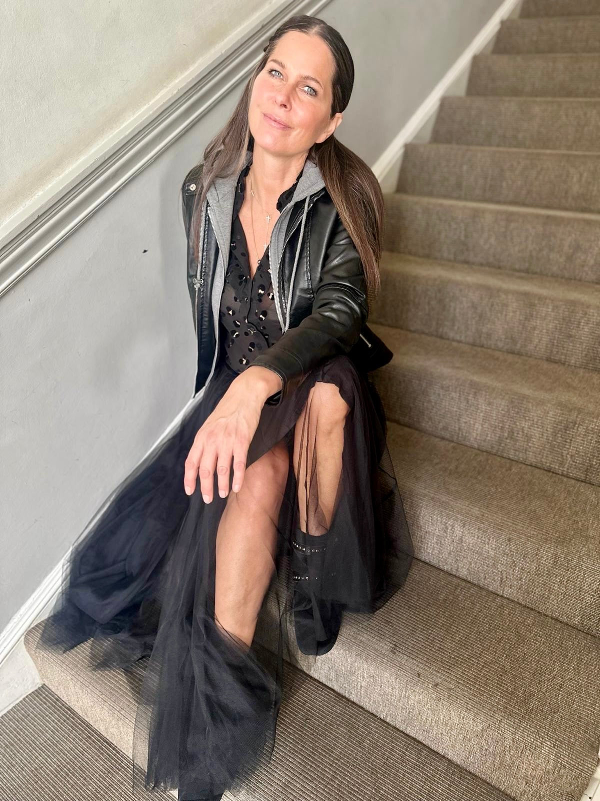 Tessa Tulle Skirt Black