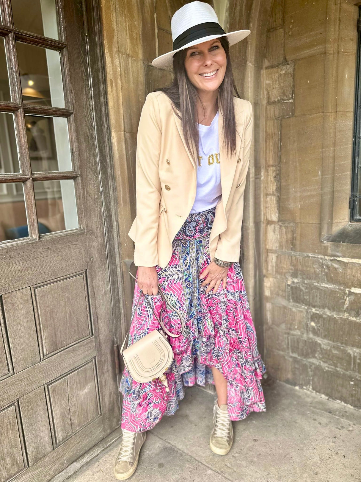 Blazer Eliza color caramelo