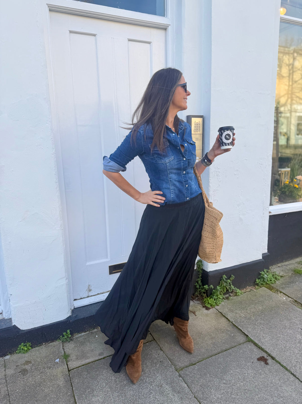 Jade Maxi Skirt - Black