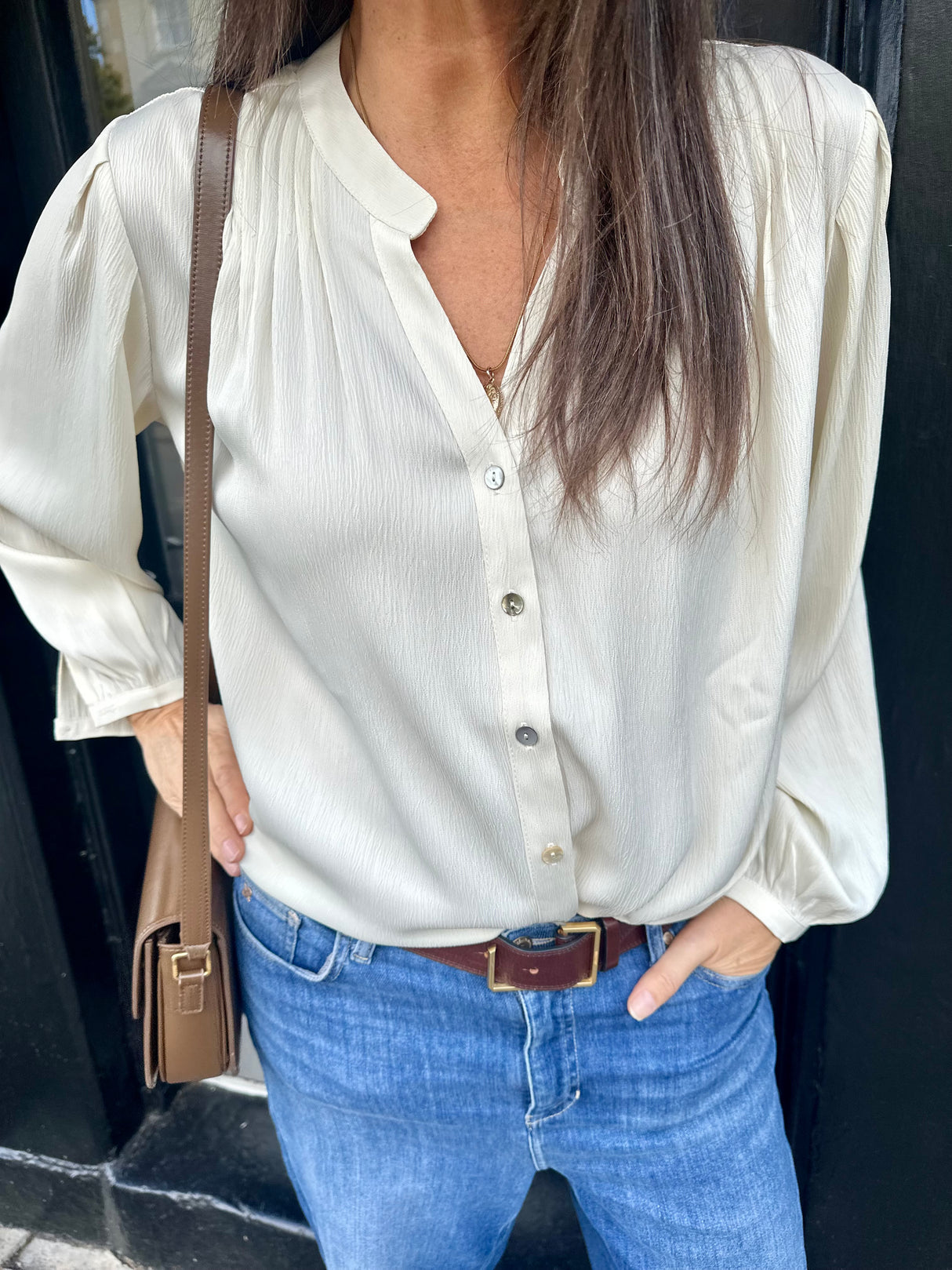 Carrie Blouse - Cream