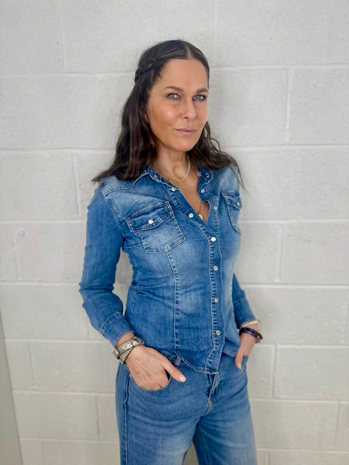 Daisy Denim Light Shirt