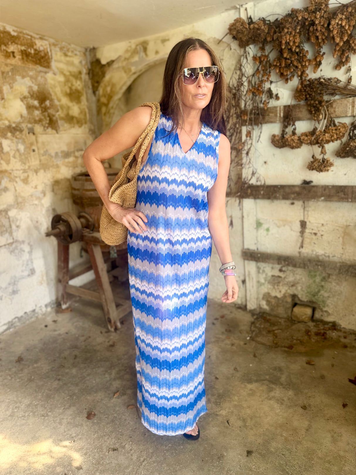 Seraphina Dress - Ocean