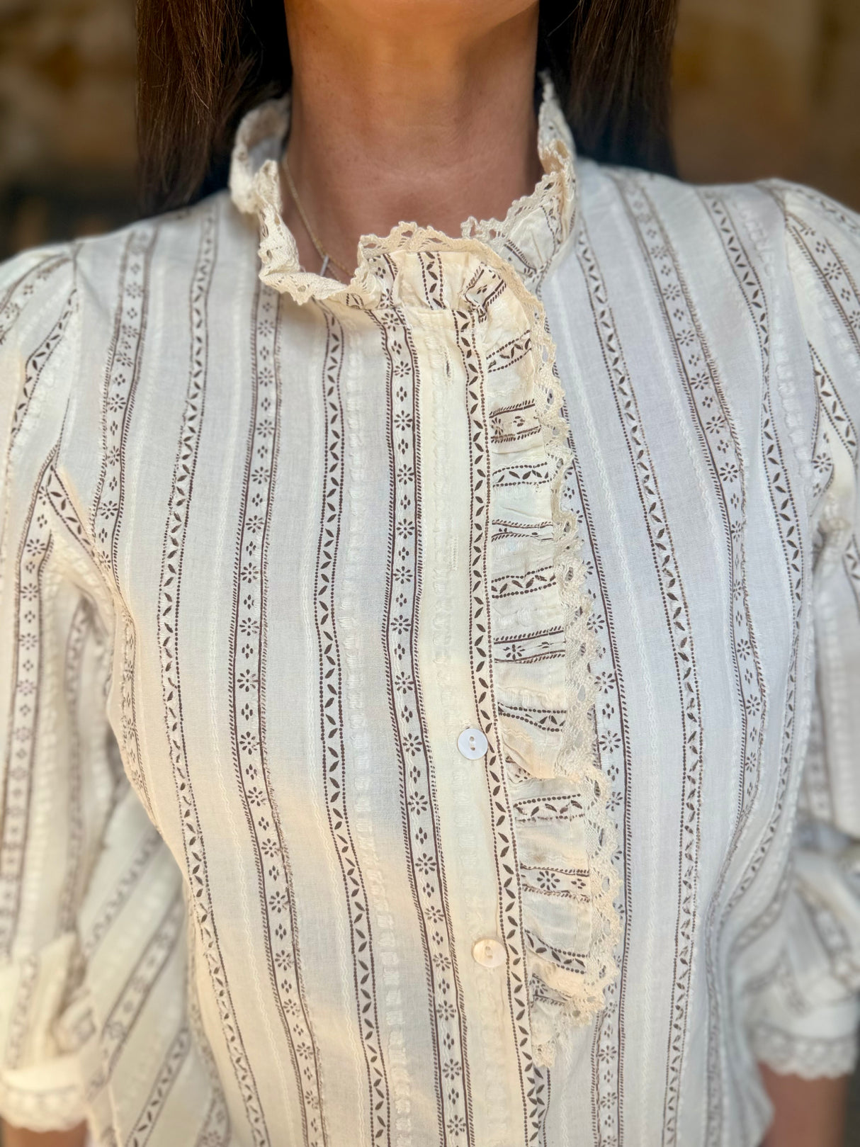 Heath Blouse - chocolate