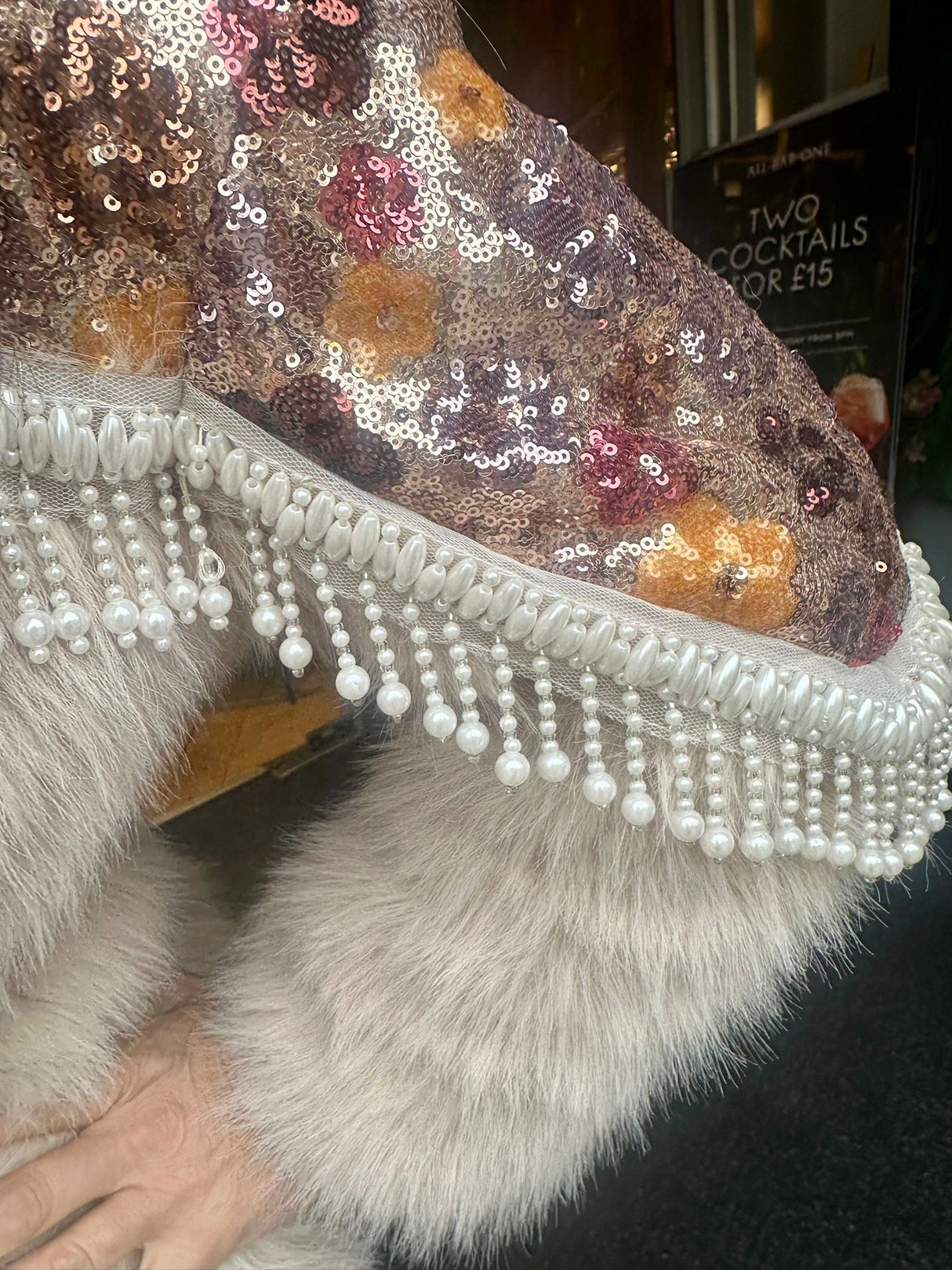 Zoey Embellished Jacket - Cream