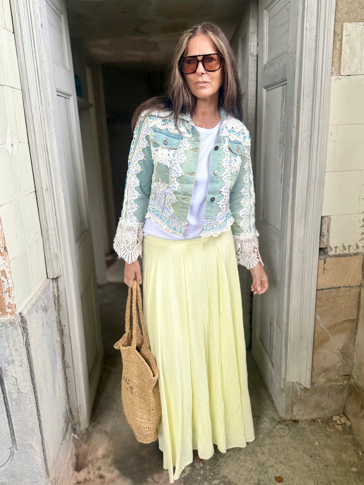 Perri Embellished Denim Jacket