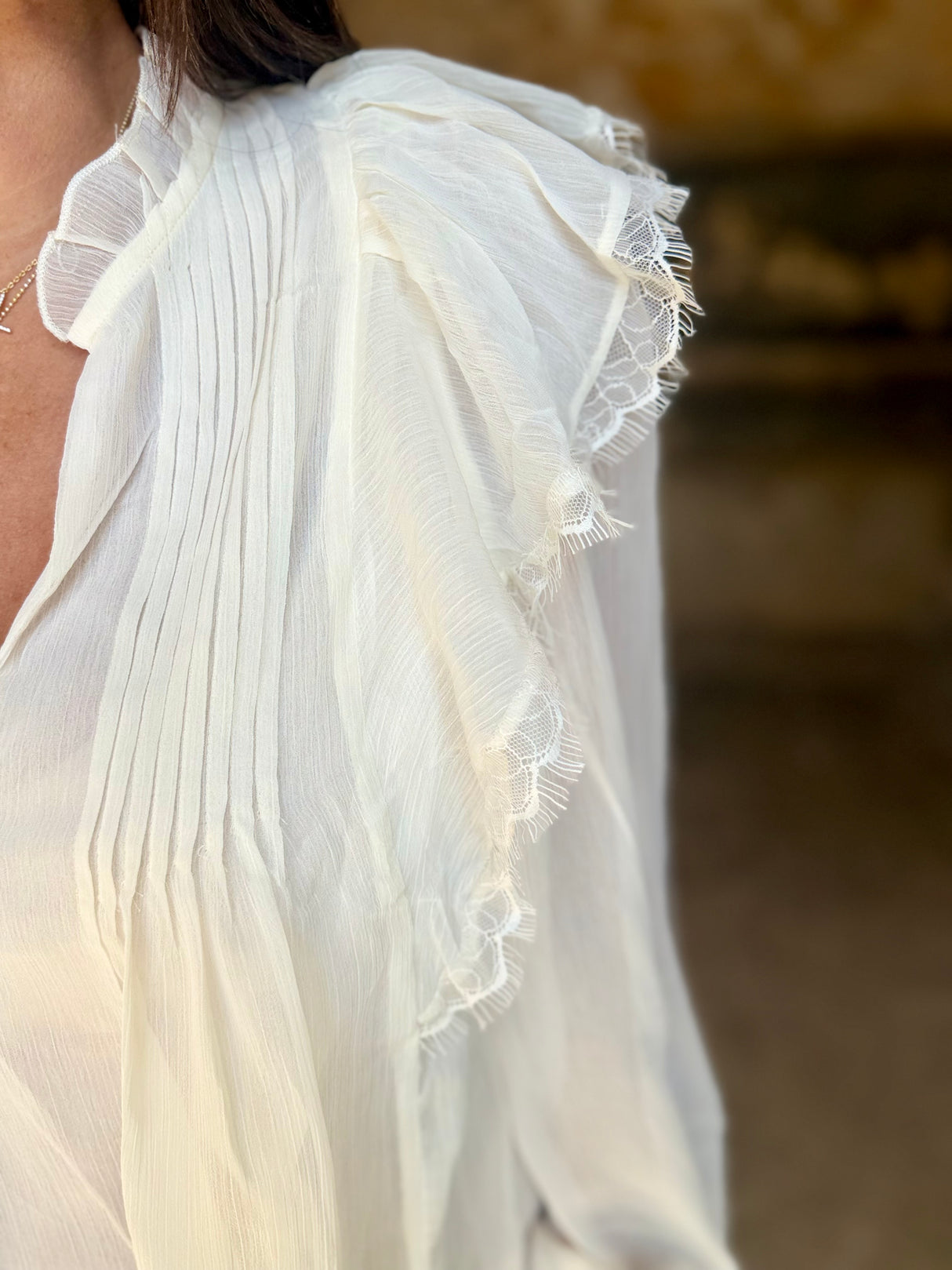 Bloom Blouse - Cream