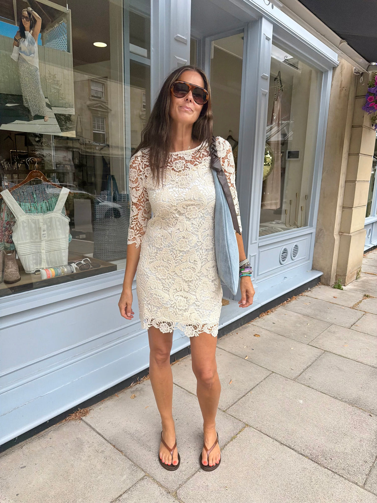 Riley Crochet Mini Dress