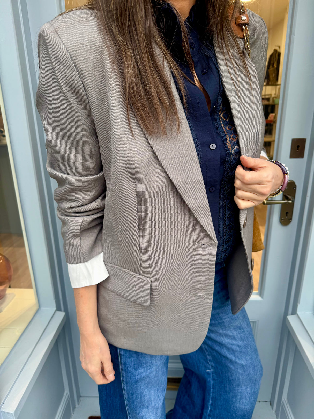 Beth Grey Blazer