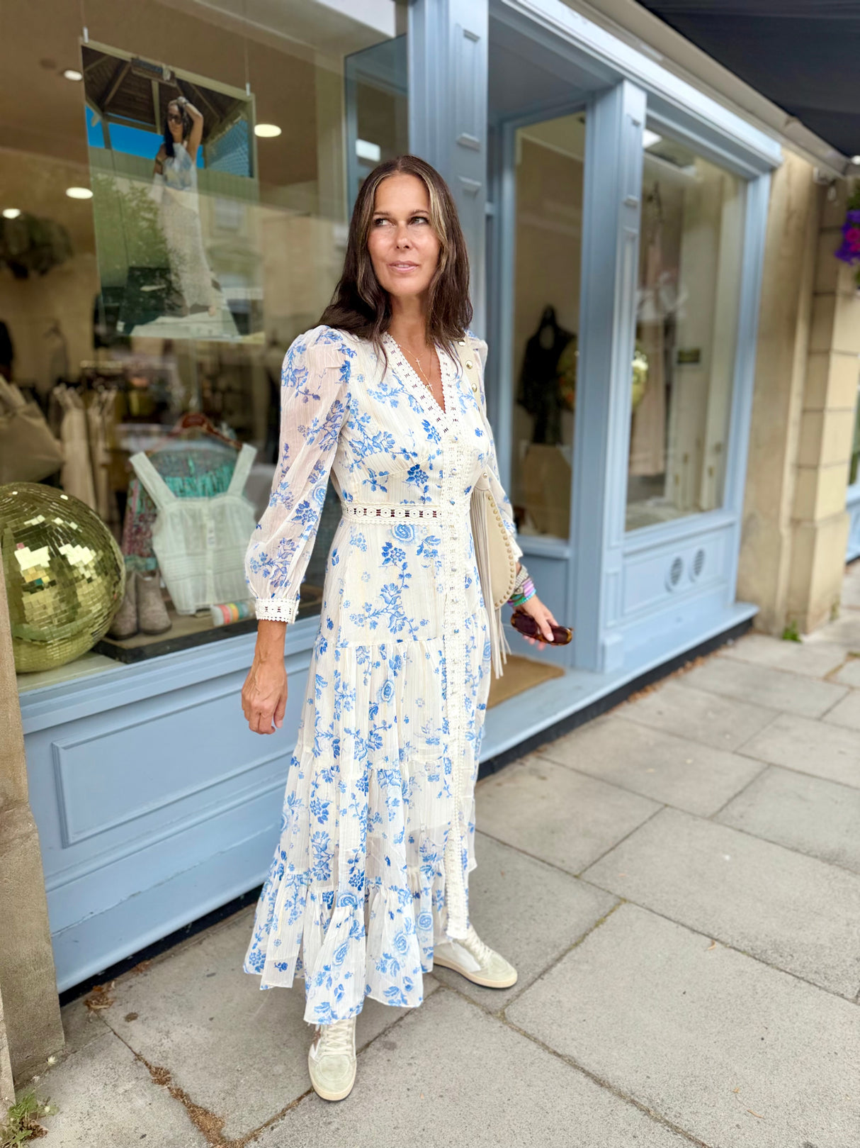 Amelie Maxi Dress - Blue