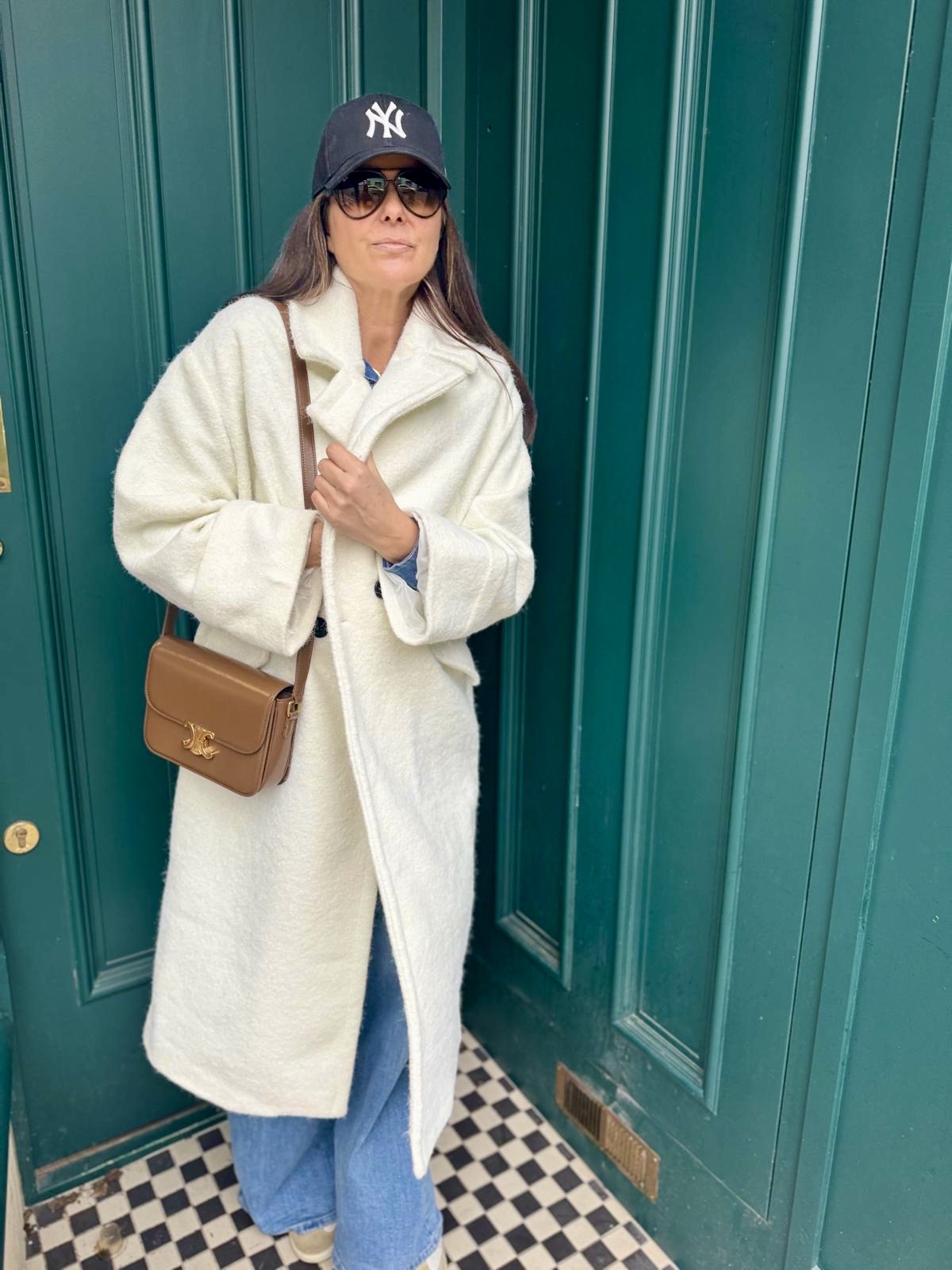 Bristol Wool Blend Coat Ecru