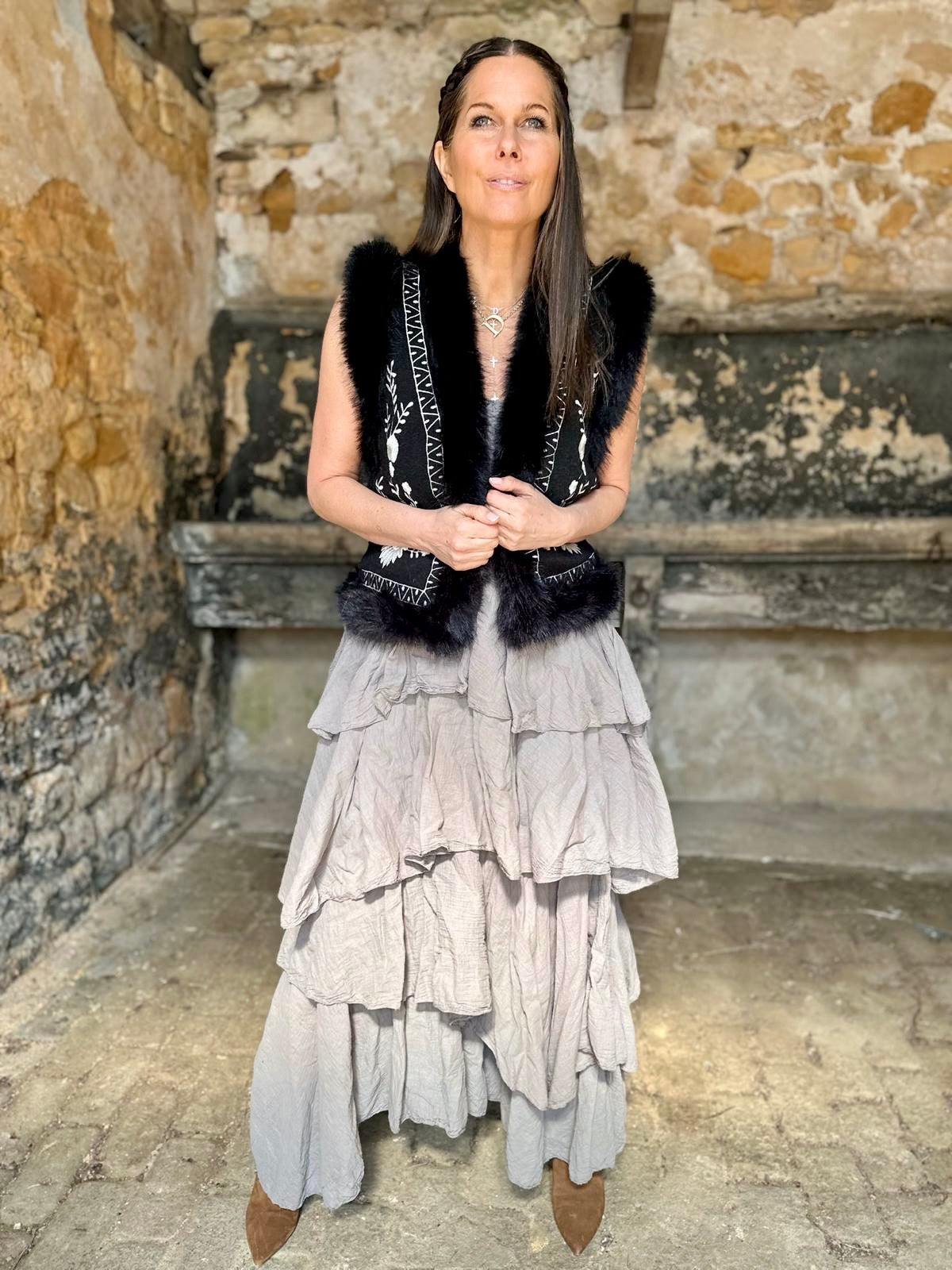 Colete Noah Tricotado - Preto