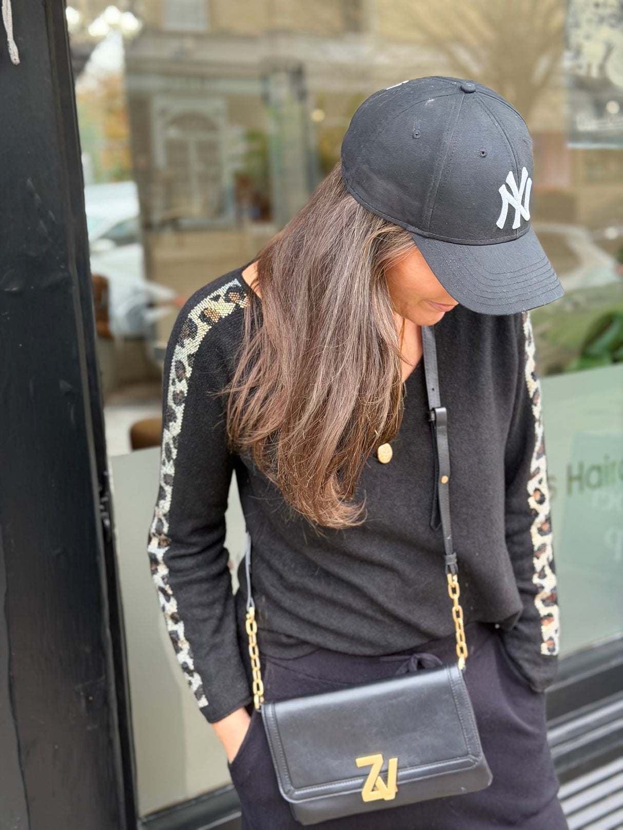 Nala Knit With Sequin - Black