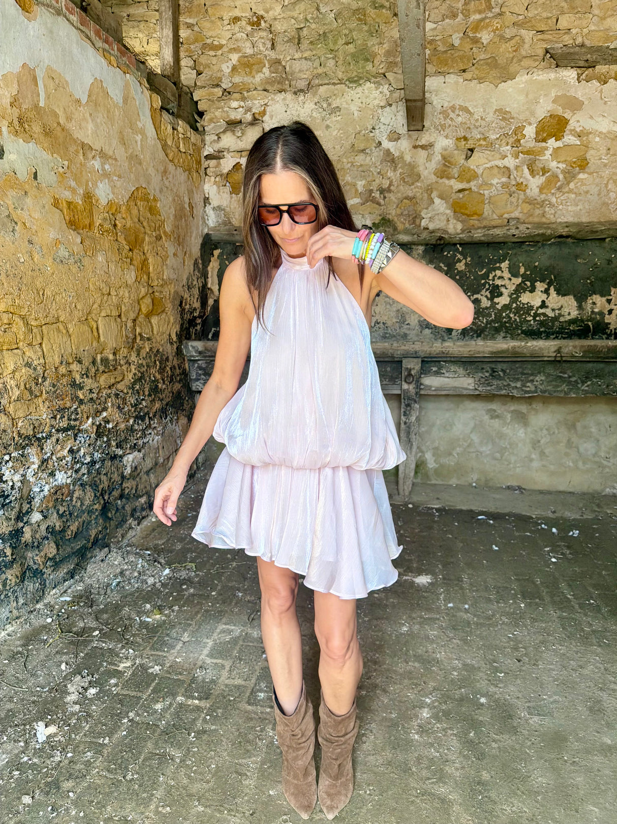 Maisie Mini Dress - Pink