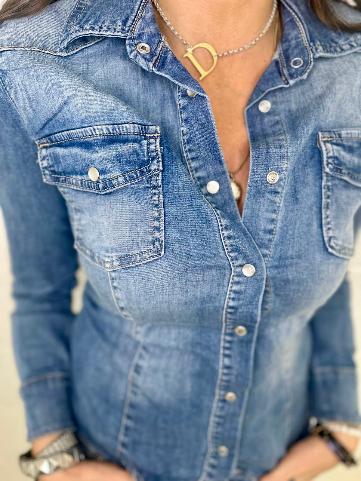 Daisy Denim Light Shirt