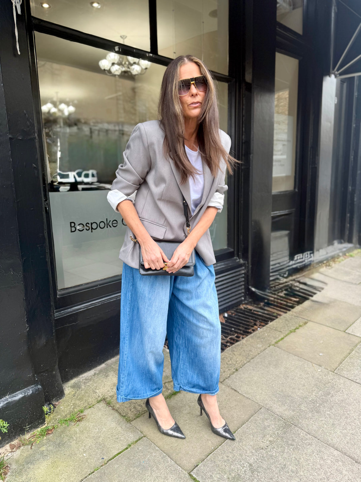 Collette Culottes - Mid Wash