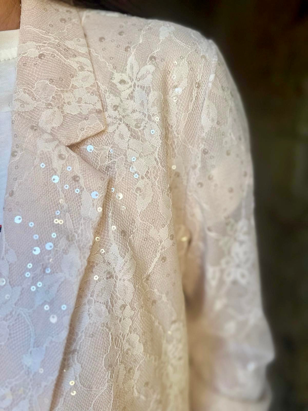 Blazer de renda Elen