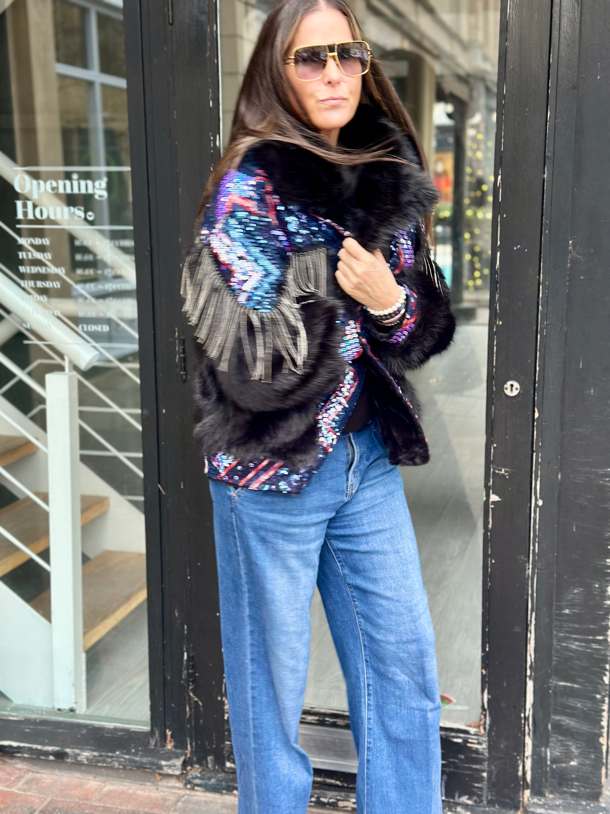 Zoella Embellished Jacket - Black