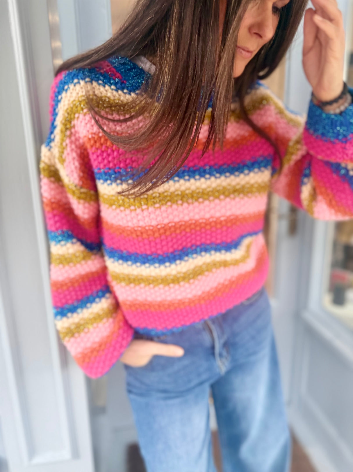 Rainbow Knit - Pink