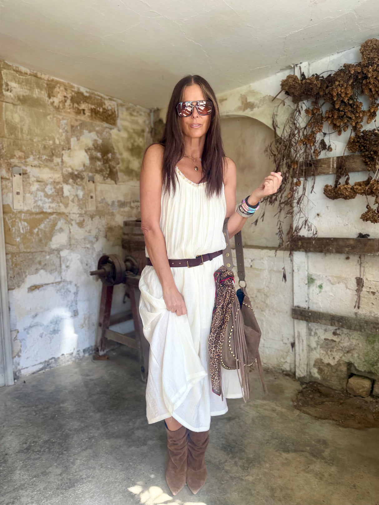 Virelle Dress - Cream