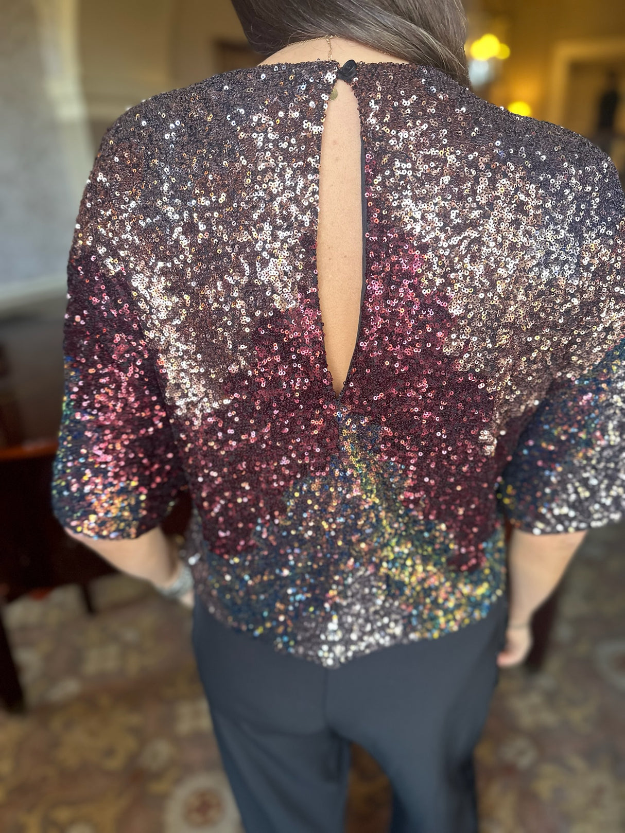 Pacey Sequin Top