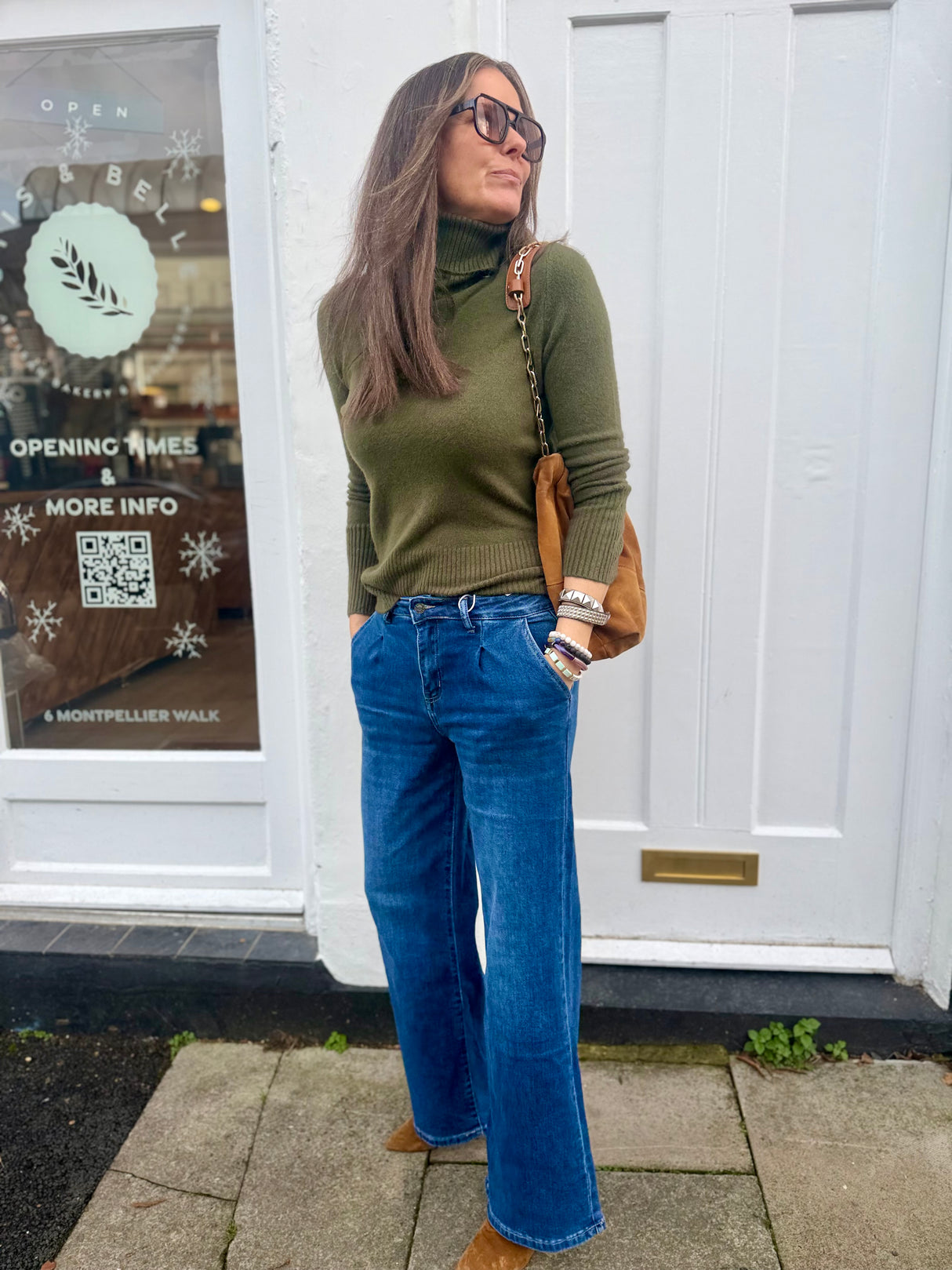 Rita Roll Neck Essential - Khaki