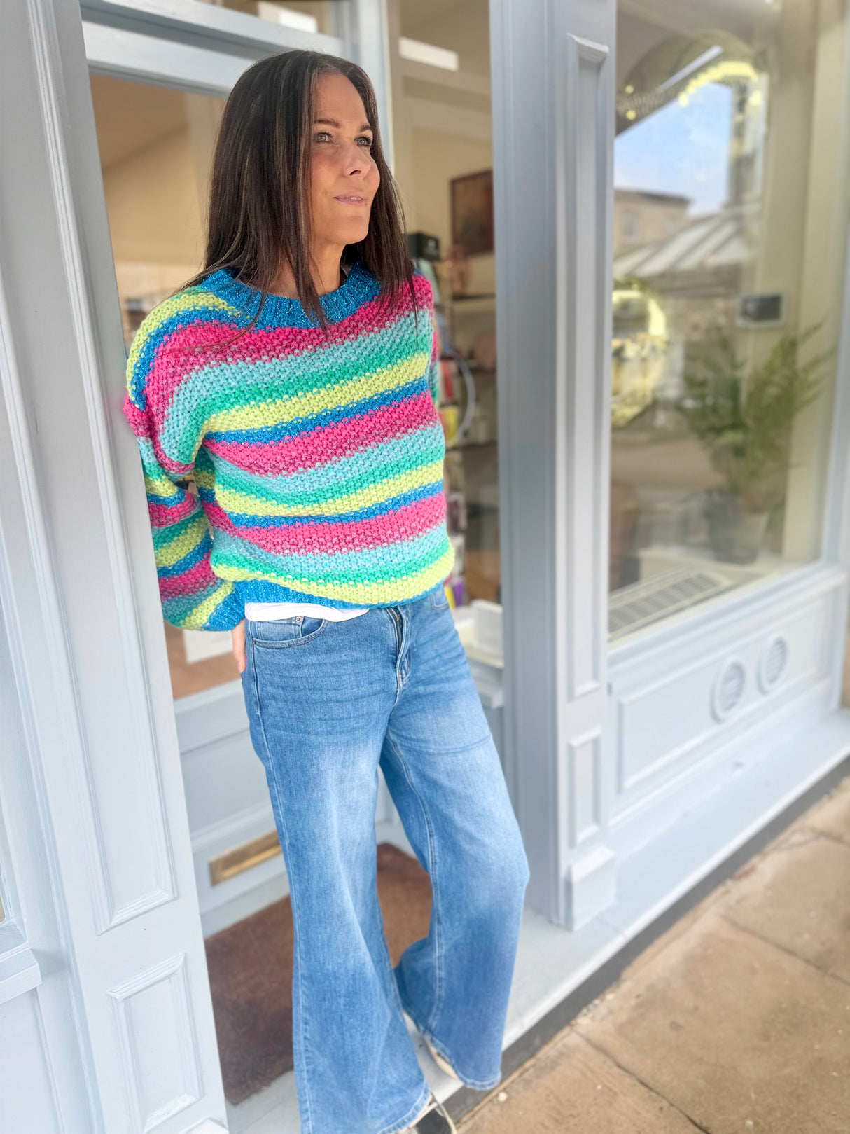 Rainbow Knit - Green