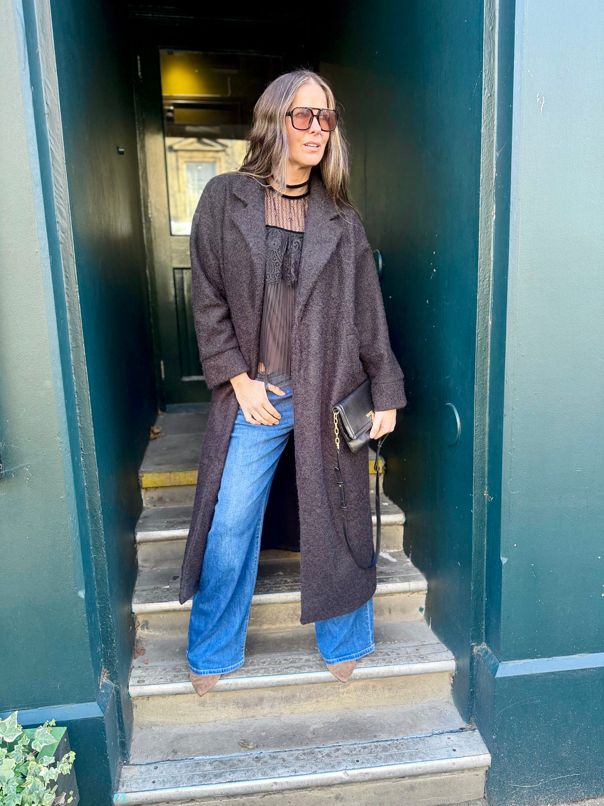 Mara Knitted Jacket - Black