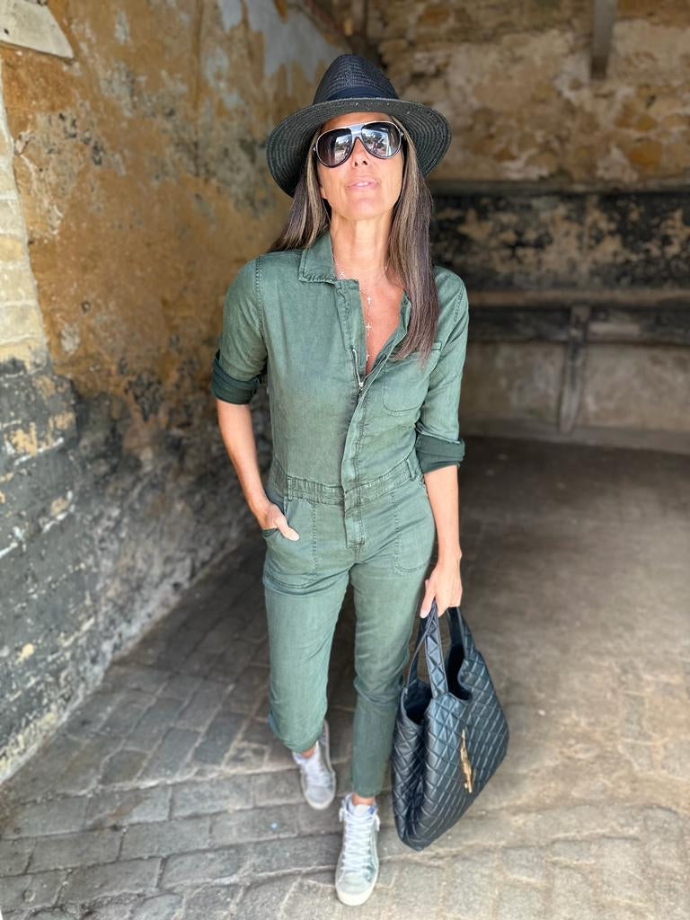 Jules Jumpsuit Forest Green