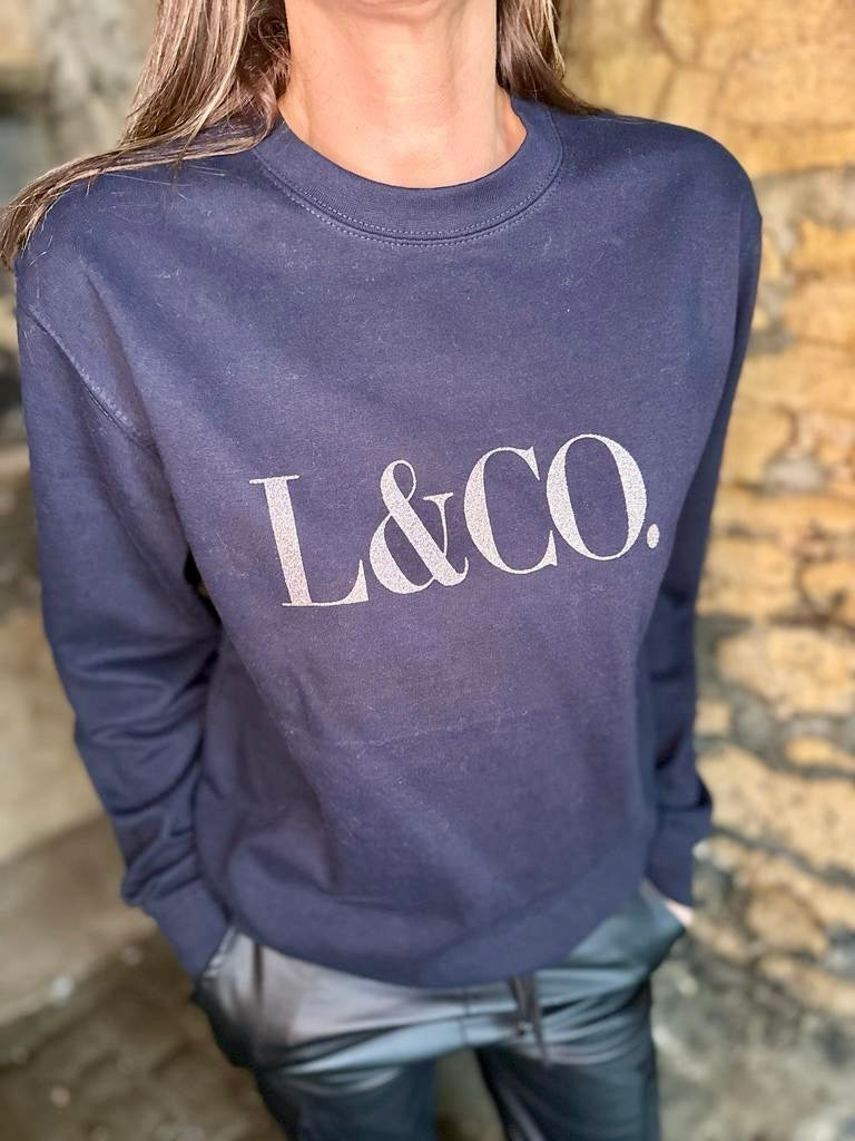 Sudadera LCO azul marino multicolor