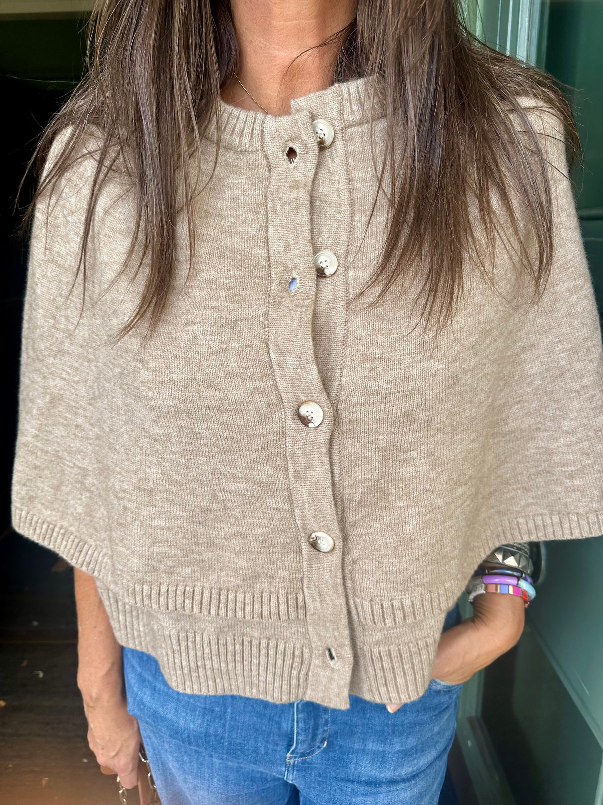 Joy Knitted Cape - Original