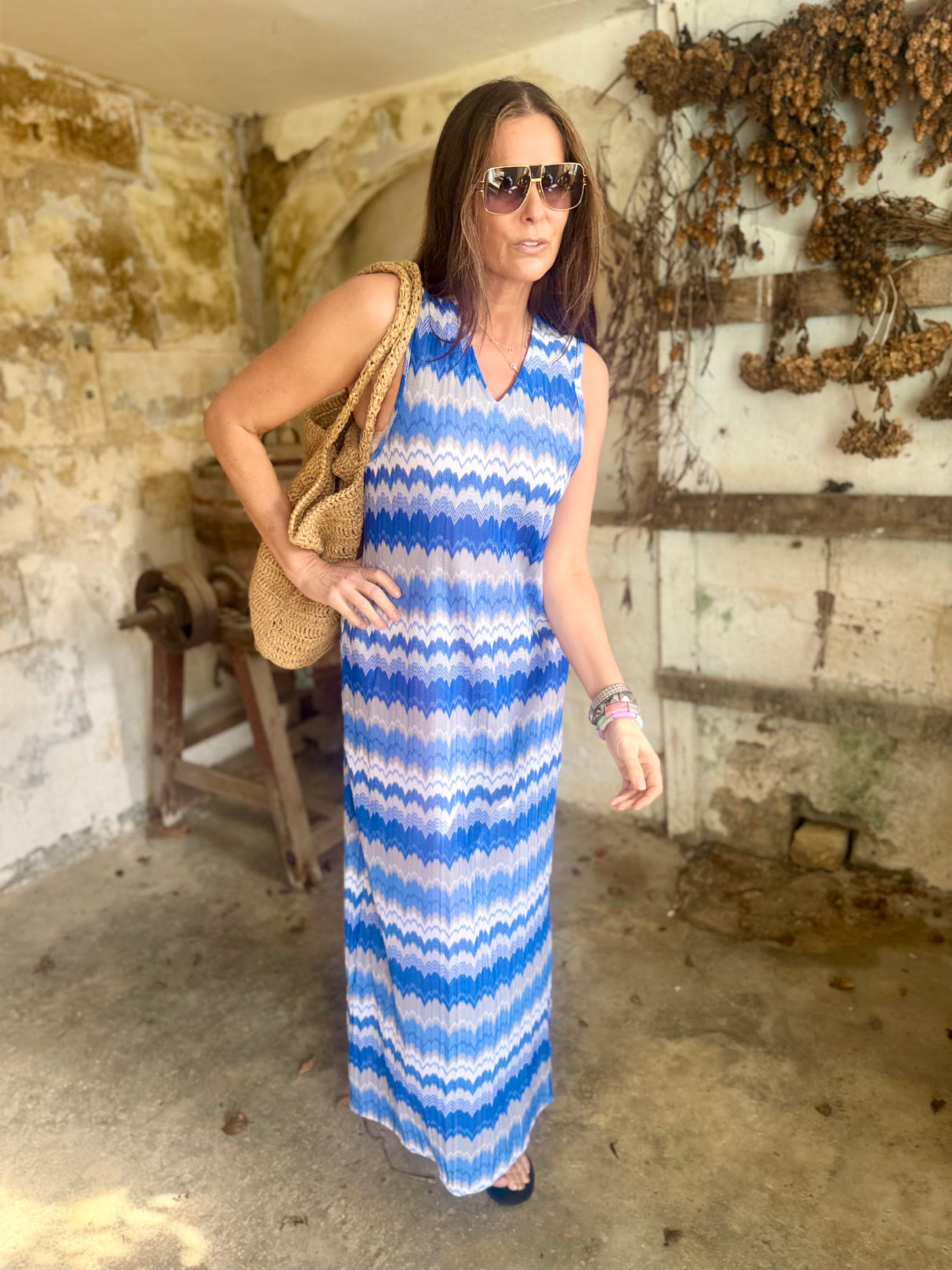 Seraphina Dress - Ocean