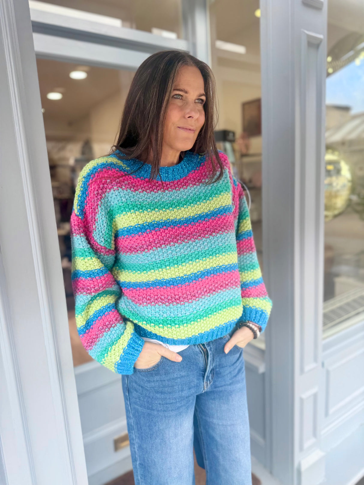 Rainbow Knit - Green