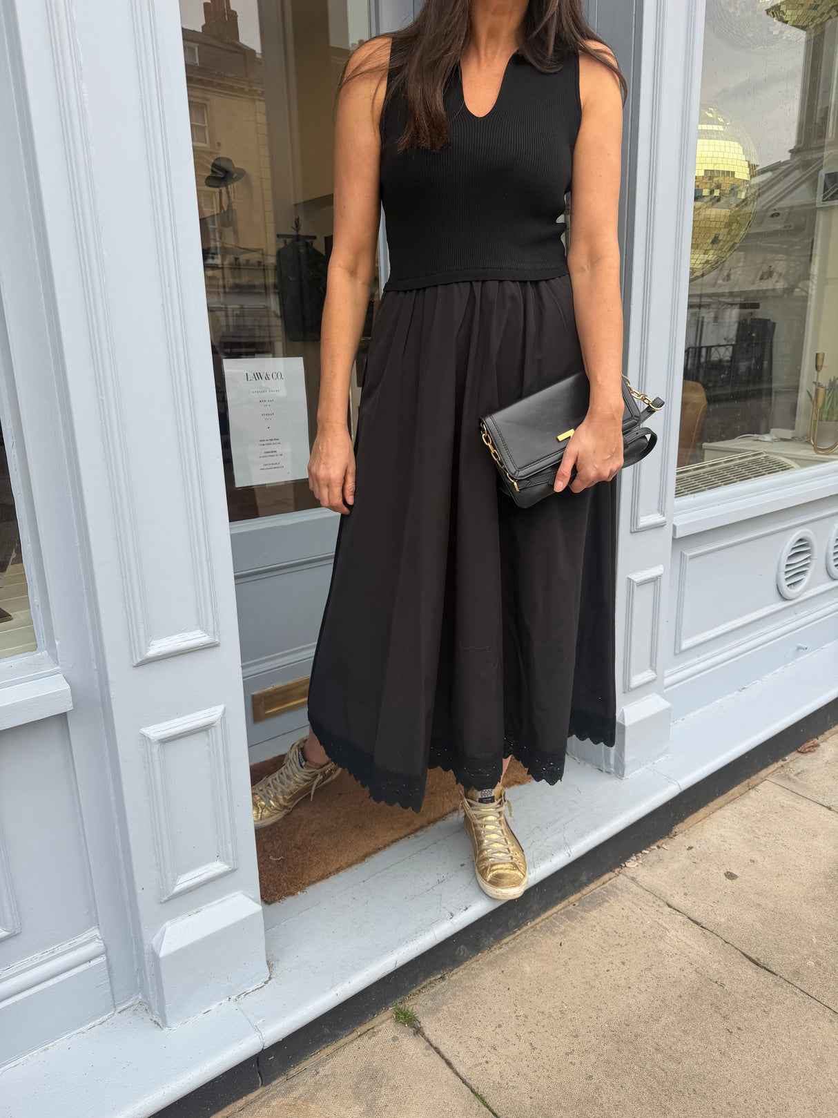 Ash Midi Dress - Black