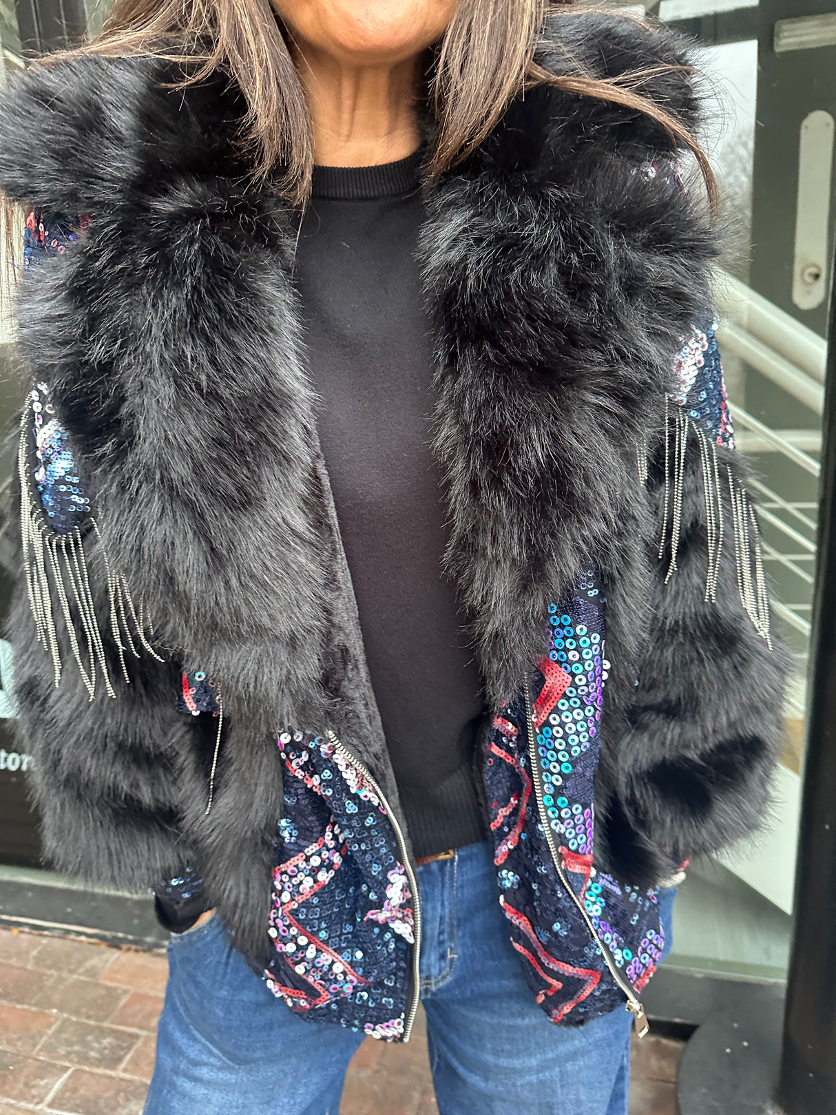 Zoella Embellished Jacket - Black