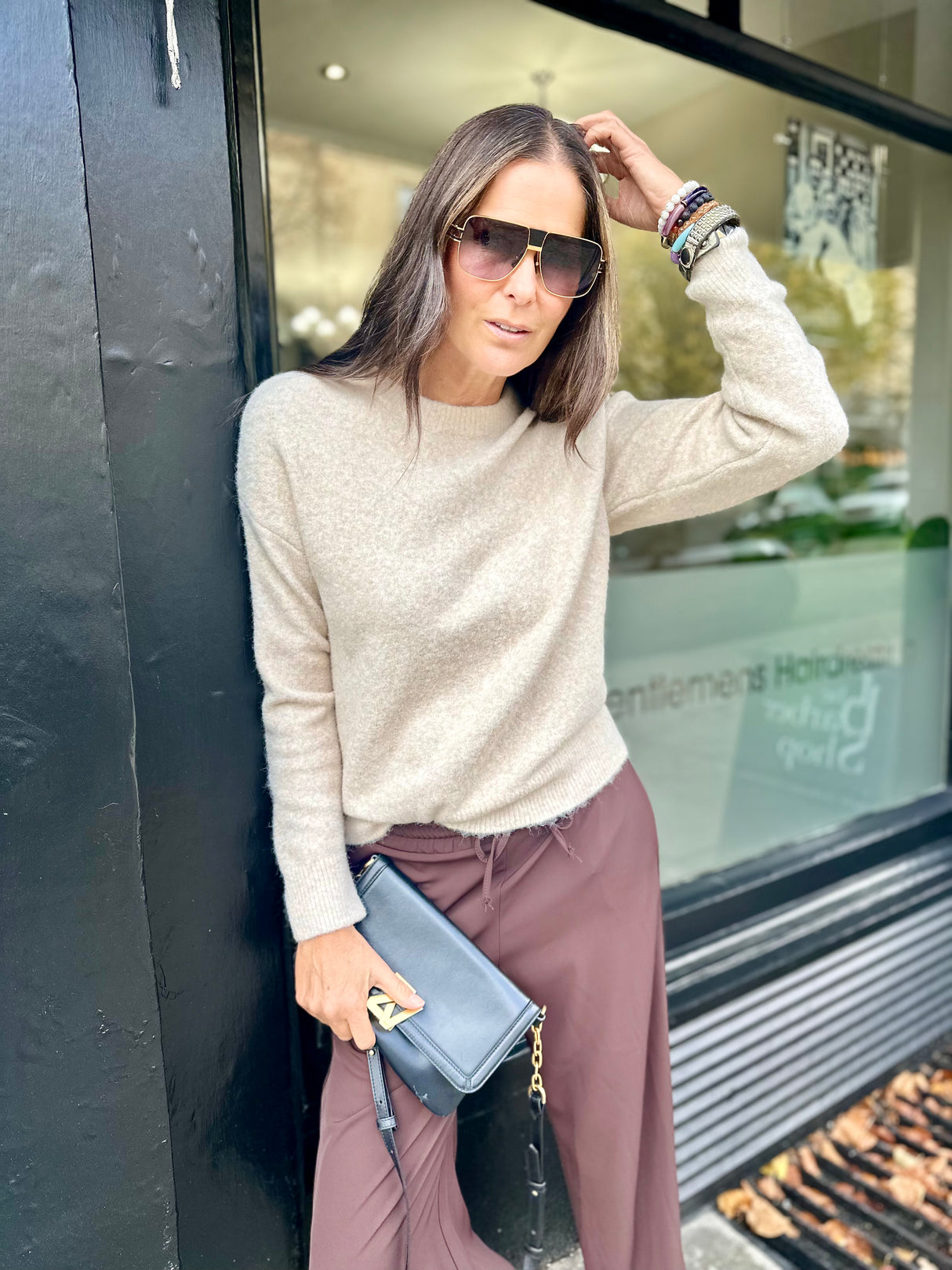 Coral Crew Neck Knit - Neutral