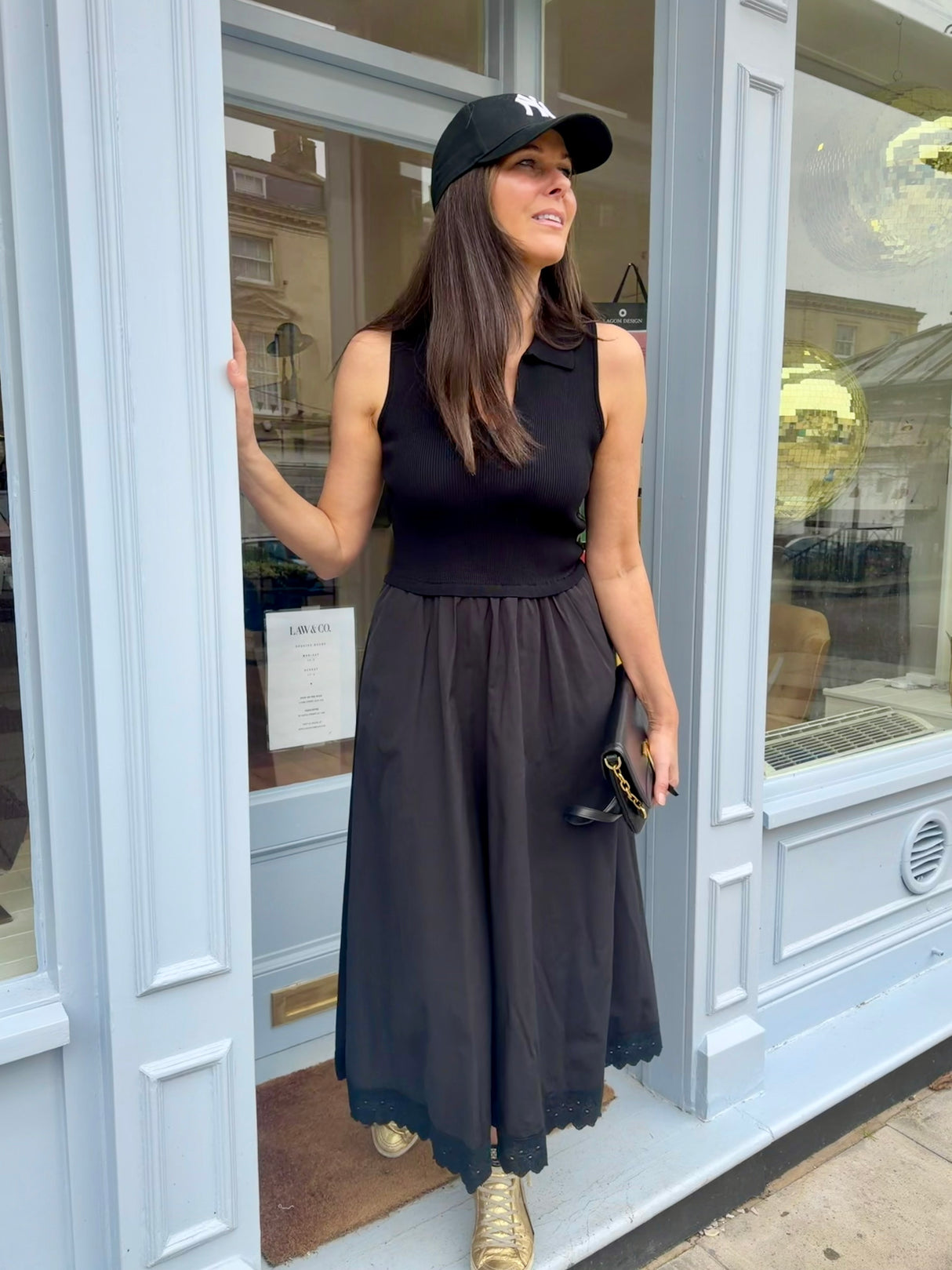 Ash Midi Dress - Black