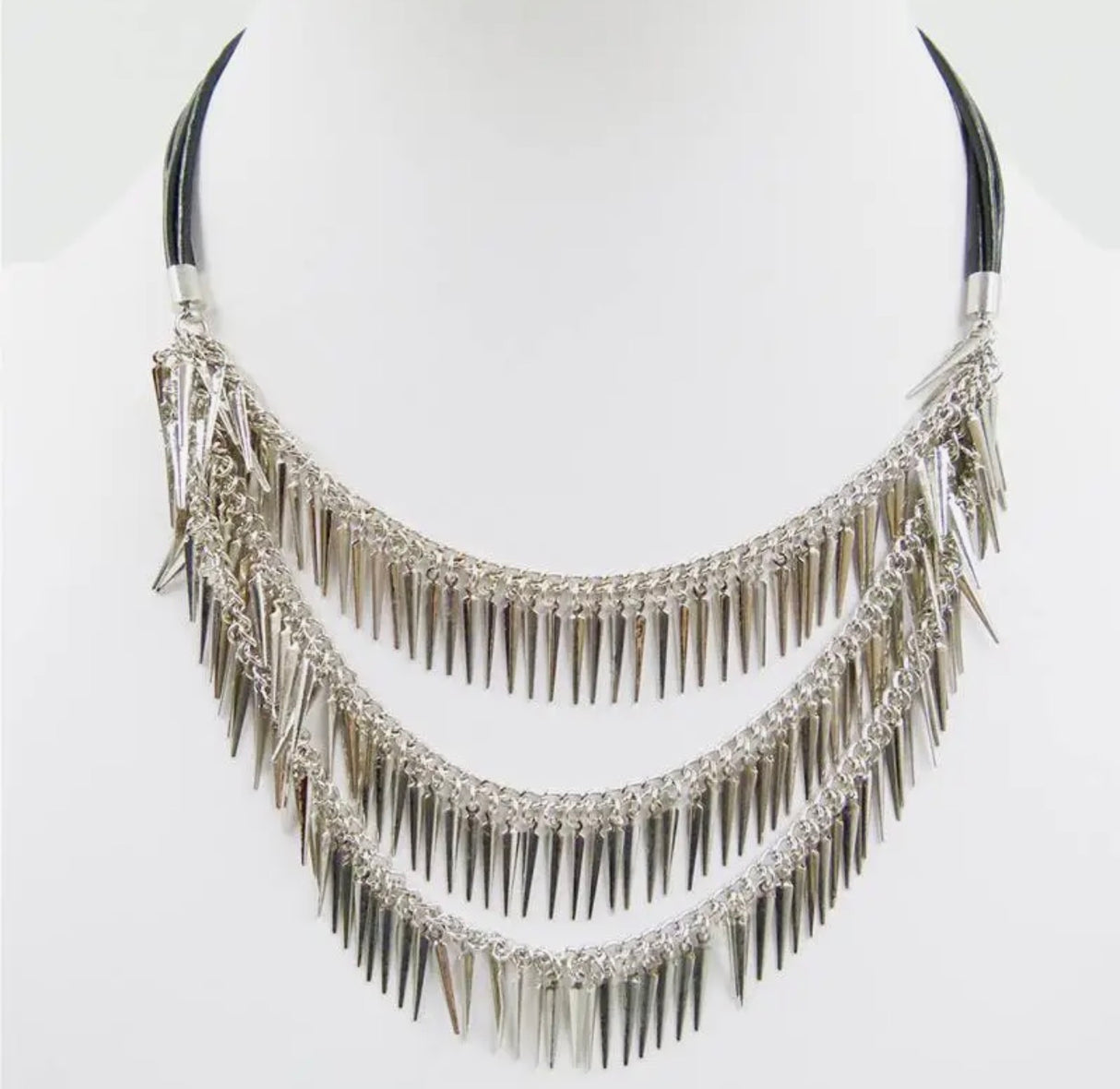 Layered Silver Necklace