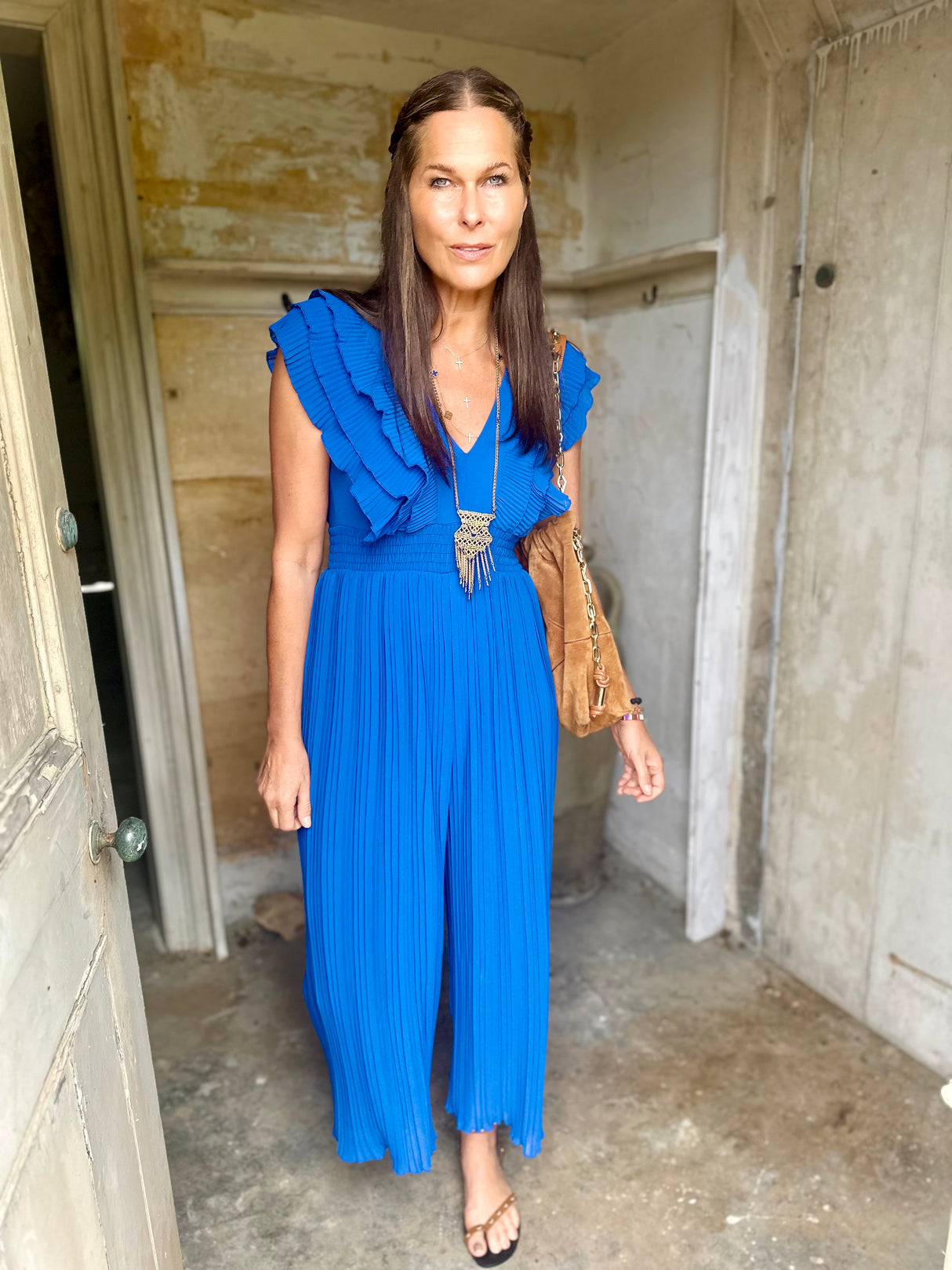 Sephora Jumpsuit - Cobalt