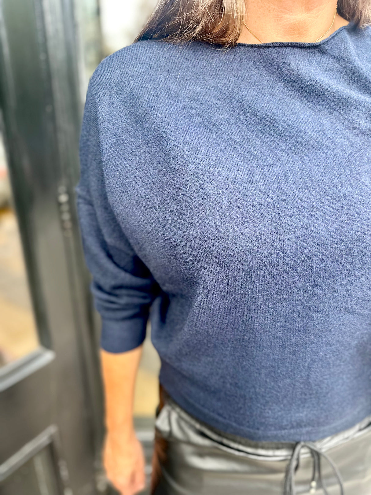 Lucie Lightweight Knit - Navy